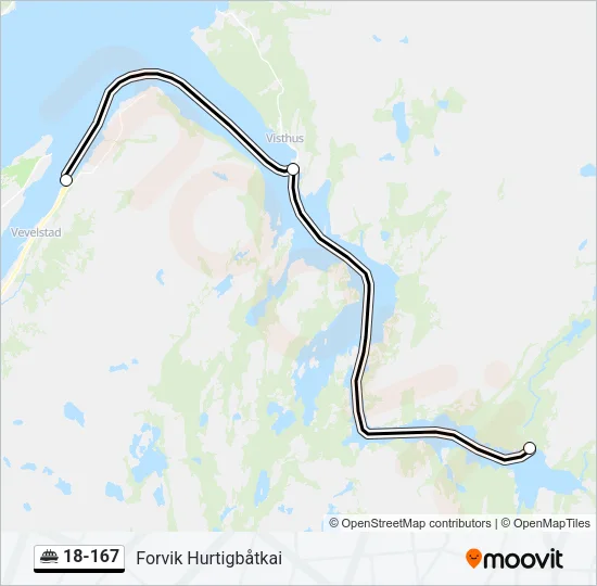 18-167 Ferry Line Map