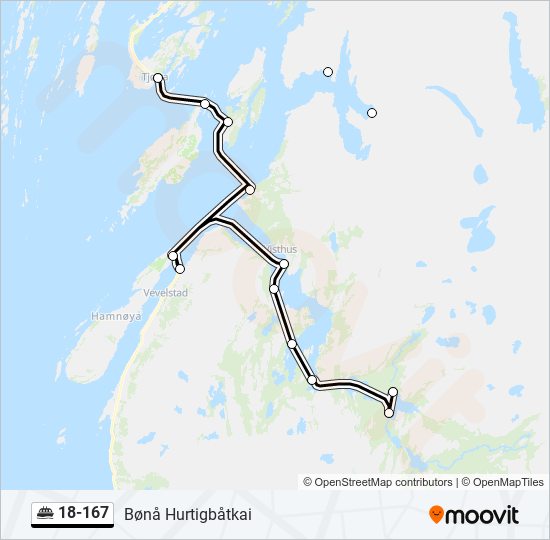 18-167 ferry Line Map