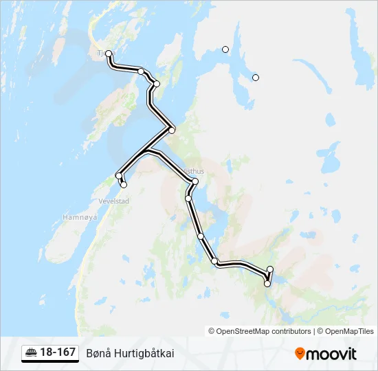 18-167 Ferry Line Map