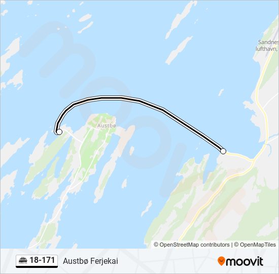 18-171 ferry Line Map
