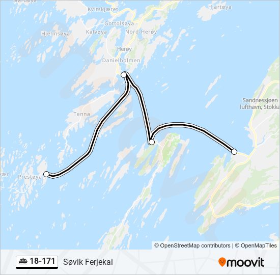 18-171 ferry Line Map