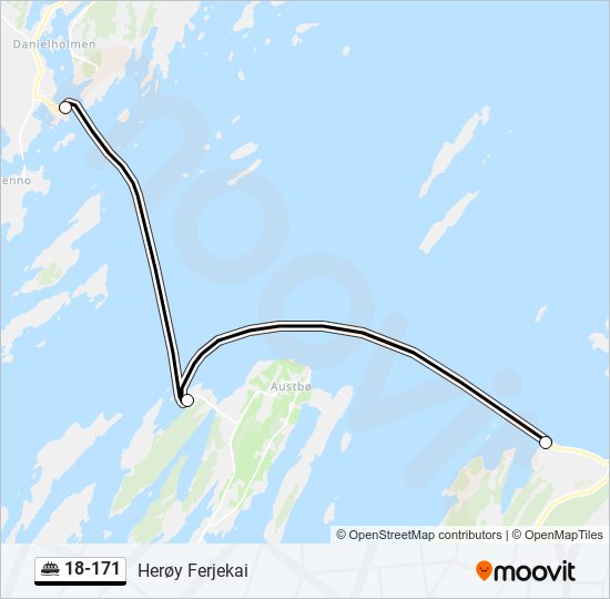 18-171 ferry Line Map