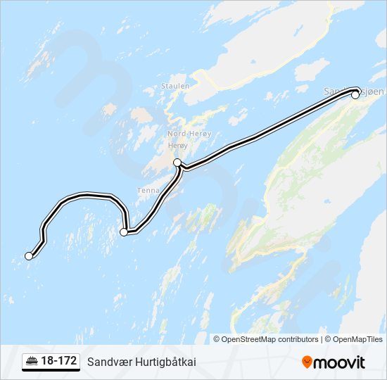 18-172 ferry Line Map