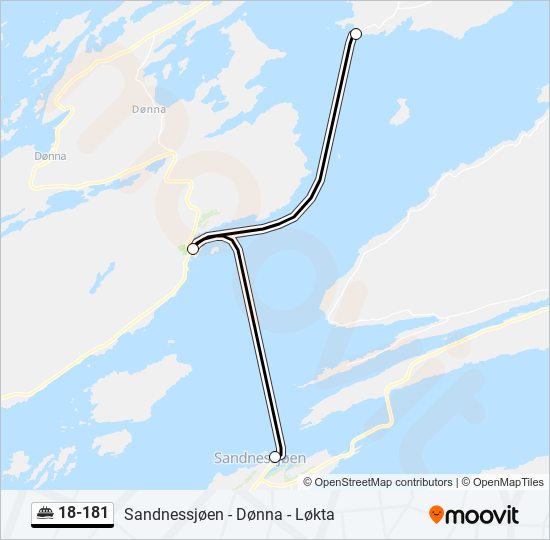 18-181 ferry Line Map