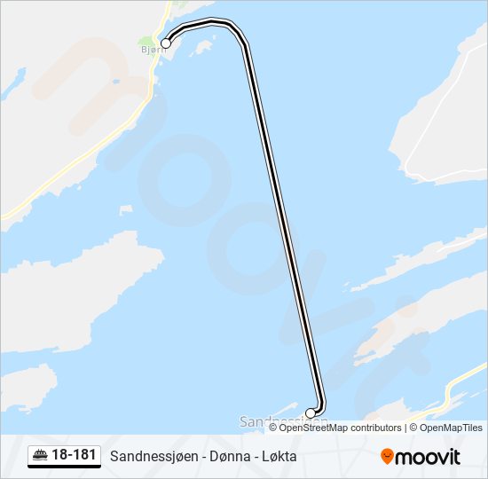 18-181 ferry Line Map