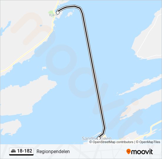 18-182 ferry Line Map