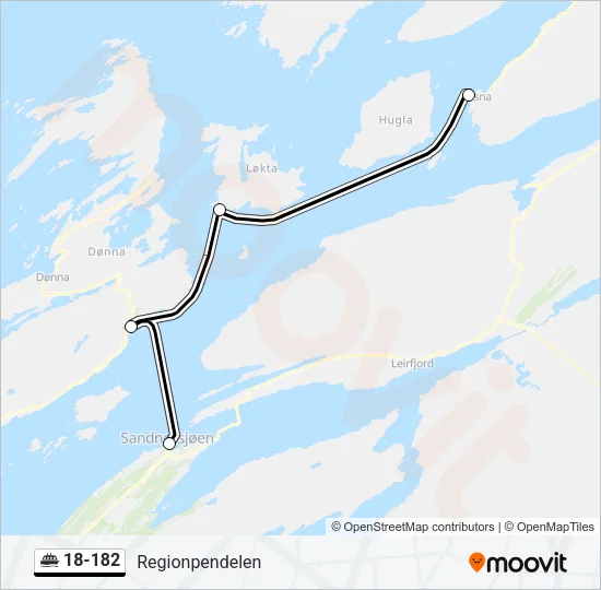 18-182 Ferry Line Map
