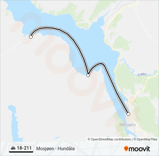18-211 Ferry Line Map