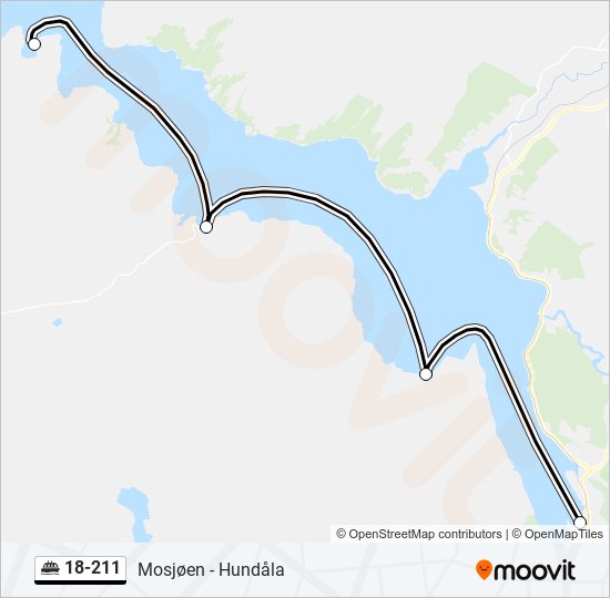 18-211 ferry Line Map