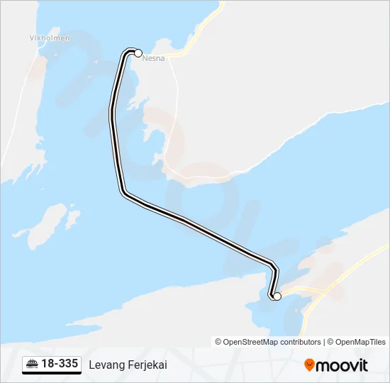 18-335 Ferry Line Map