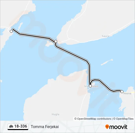 18-336 Ferry Line Map