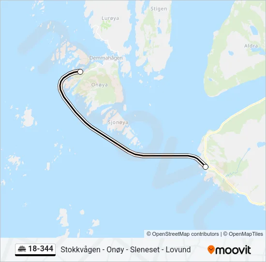 18-344 Ferry Line Map