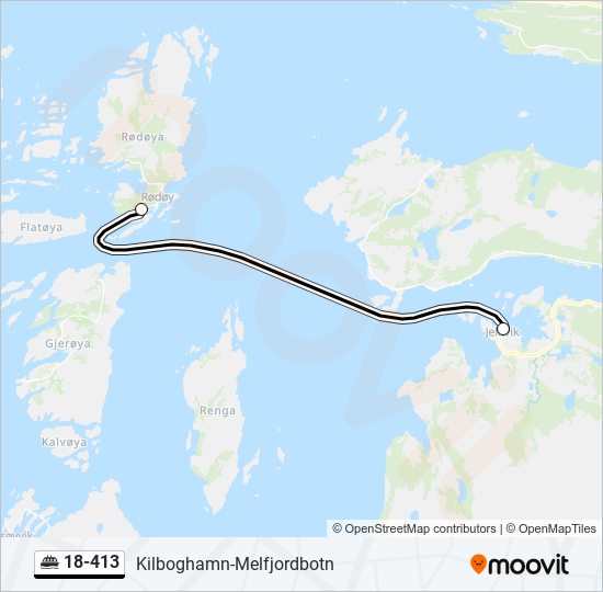 18-413 ferry Line Map