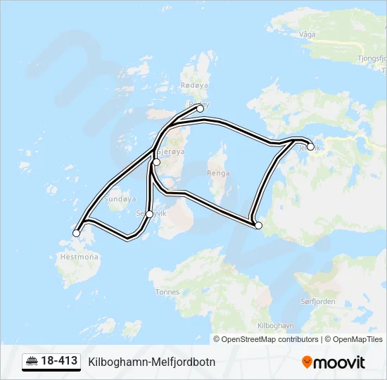 18-413 Ferry Line Map