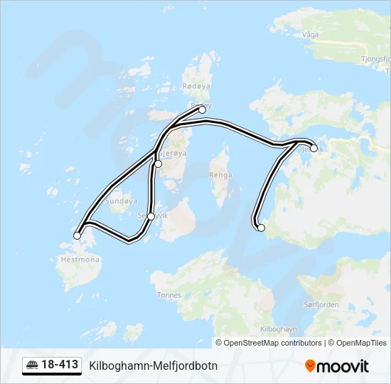 18-413 Ferry Line Map