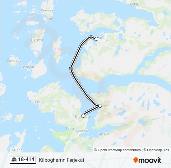18-414 Ferry Line Map