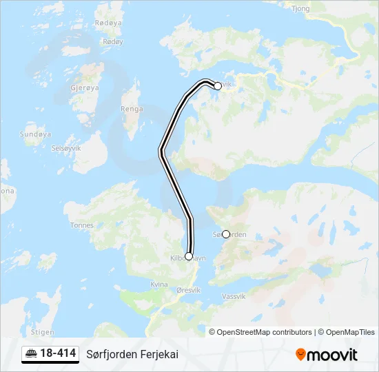 18-414 Ferry Line Map