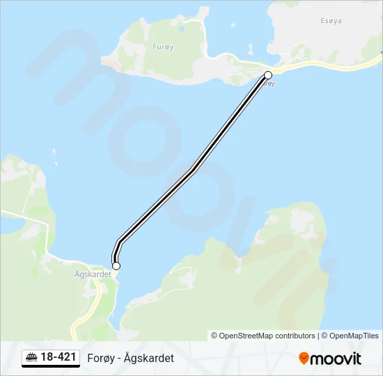 18-421 Ferry Line Map