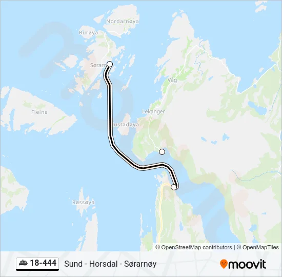 18-444 Ferry Line Map