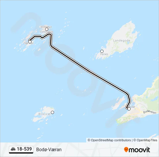18-539 Ferry Line Map