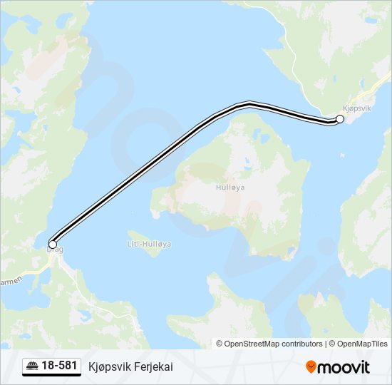 18-581 ferry Line Map