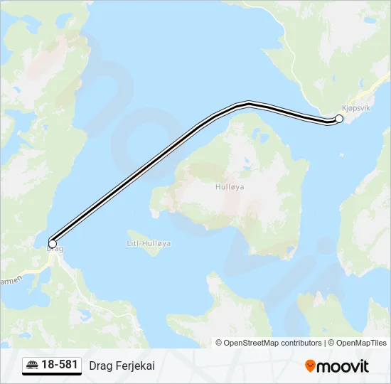 18-581 Ferry Line Map
