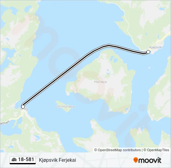 18-581 Ferry Line Map