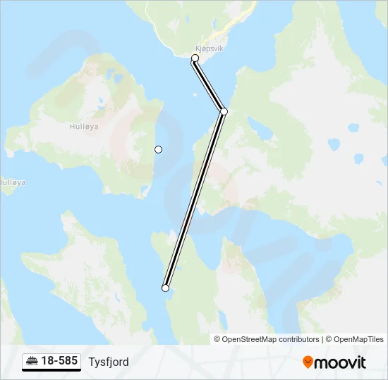 18-585 Ferry Line Map