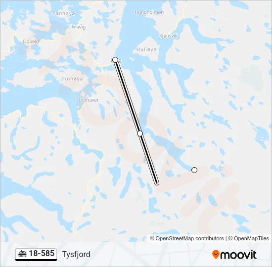 18-585 Ferry Line Map