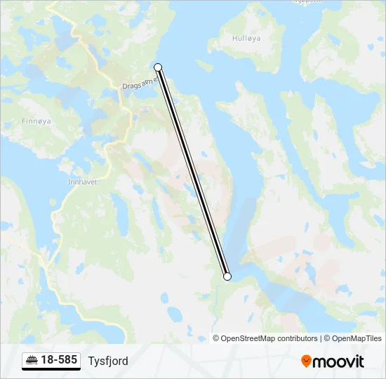 18-585 Ferry Line Map