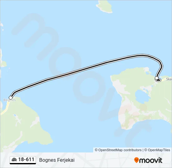 18-611 Ferry Line Map