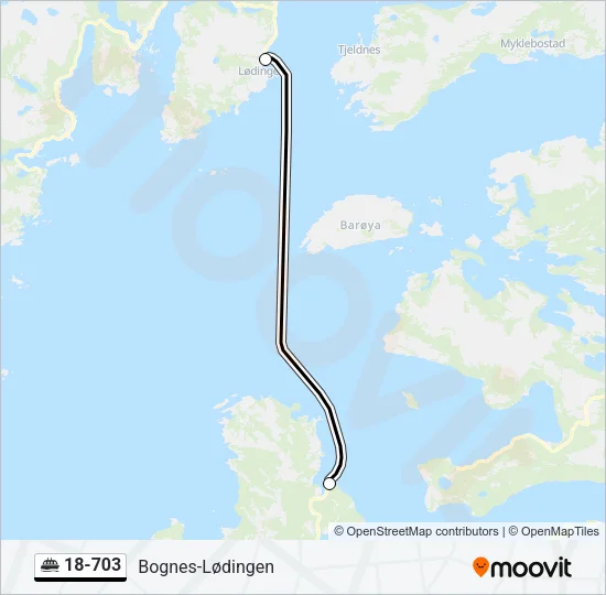 18-703 Ferry Line Map
