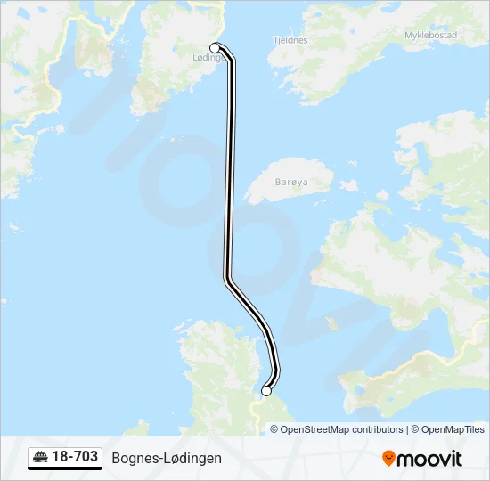 18-703 Ferry Line Map