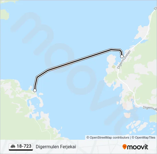 18-723 Ferry Line Map