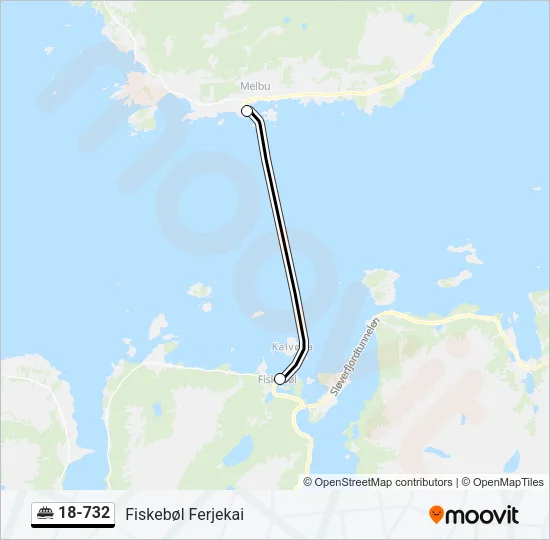 18-732 Ferry Line Map