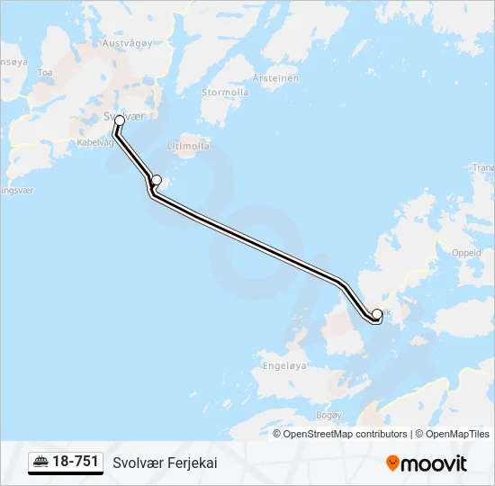 18-751 Ferry Line Map