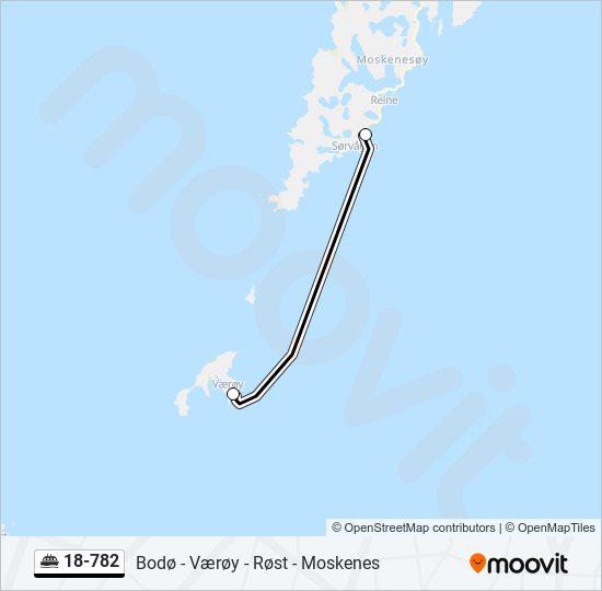 18-782 ferry Line Map