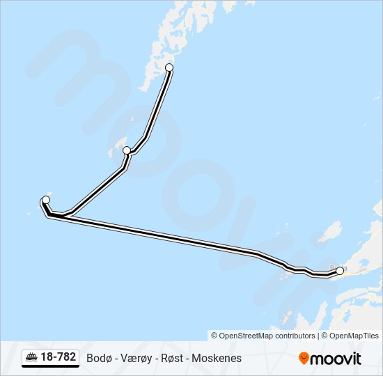 18-782 ferry Line Map