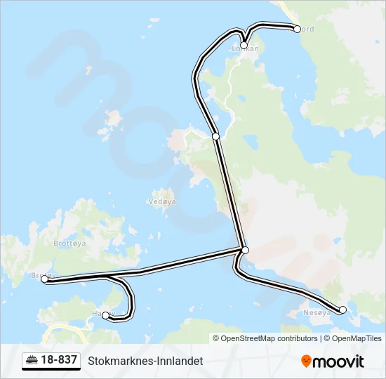 18-837 Ferry Line Map