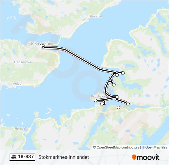 18-837 Ferry Line Map