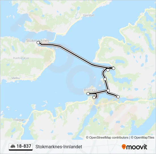 18-837 Ferry Line Map