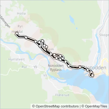 4 Bus Line Map