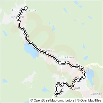 99 Bus Line Map