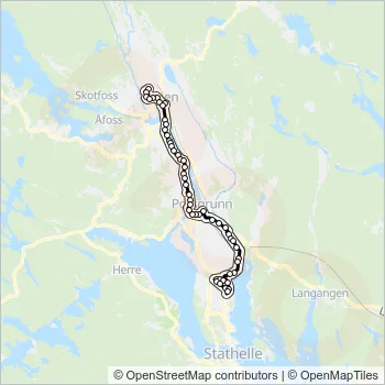M2 Bus Line Map