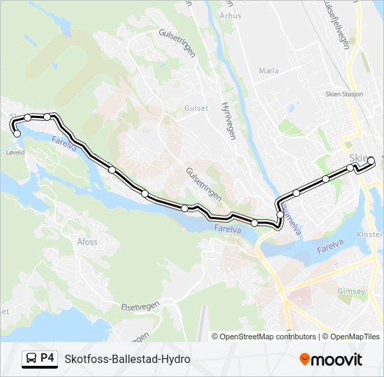 P4 Bus Line Map