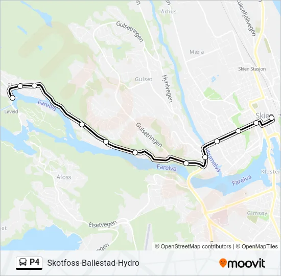 P4 Bus Line Map