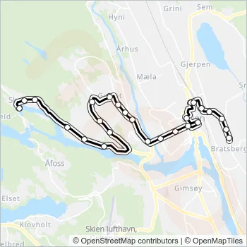 P4 Bus Line Map