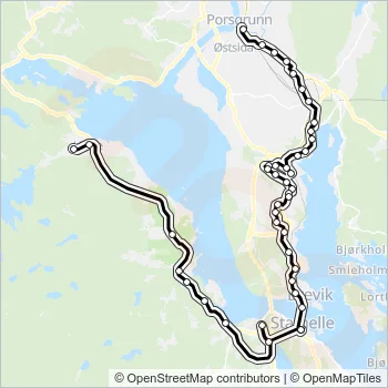 P8 Bus Line Map