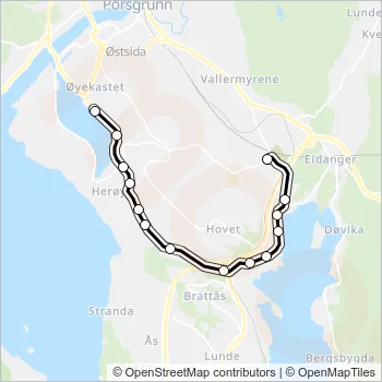 S3 Bus Line Map