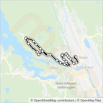 S4 Bus Line Map